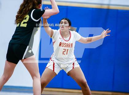 Thumbnail 2 in Oak Park vs Rosary Academy (Riptide GBB Showcase) photogallery.