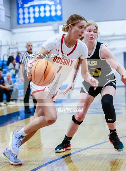 Thumbnail 2 in Oak Park vs Rosary Academy (Riptide GBB Showcase) photogallery.