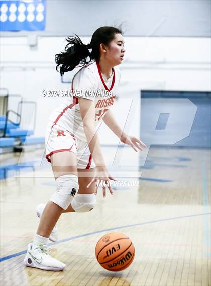 Thumbnail 2 in Oak Park vs Rosary Academy (Riptide GBB Showcase) photogallery.