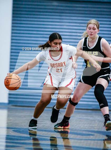 Thumbnail 3 in Oak Park vs Rosary Academy (Riptide GBB Showcase) photogallery.