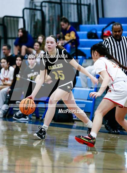 Thumbnail 1 in Oak Park vs Rosary Academy (Riptide GBB Showcase) photogallery.