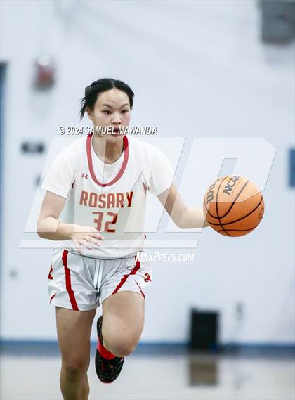 Thumbnail 2 in Oak Park vs Rosary Academy (Riptide GBB Showcase) photogallery.
