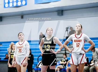 Thumbnail 1 in Oak Park vs Rosary Academy (Riptide GBB Showcase) photogallery.