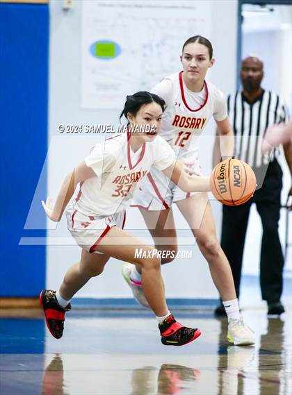 Thumbnail 1 in Oak Park vs Rosary Academy (Riptide GBB Showcase) photogallery.