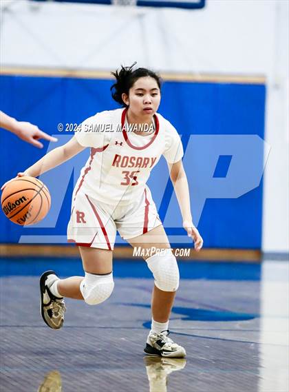 Thumbnail 1 in Oak Park vs Rosary Academy (Riptide GBB Showcase) photogallery.