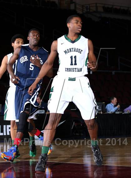 Thumbnail 1 in Our Savior New American vs. Montrose Christian (Tarkanian Classic) photogallery.