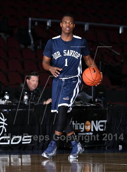 Thumbnail 2 in Our Savior New American vs. Montrose Christian (Tarkanian Classic) photogallery.