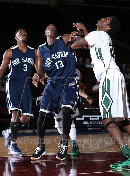 Thumbnail 3 in Our Savior New American vs. Montrose Christian (Tarkanian Classic) photogallery.