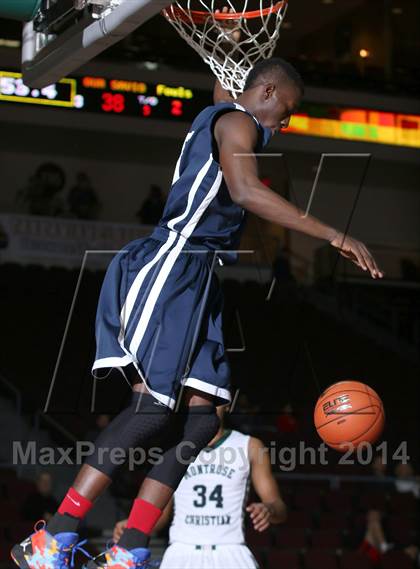 Thumbnail 1 in Our Savior New American vs. Montrose Christian (Tarkanian Classic) photogallery.