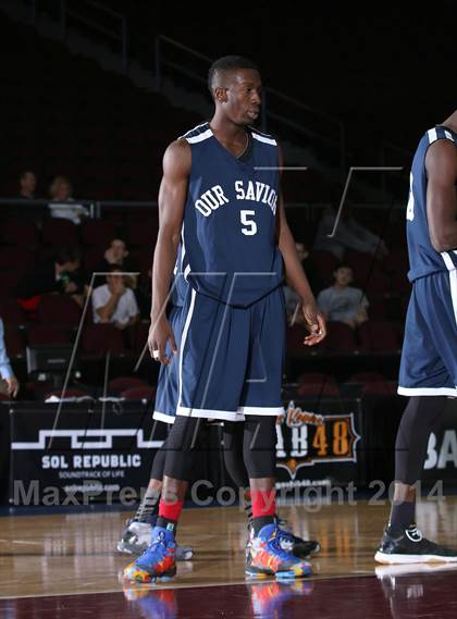 Thumbnail 3 in Our Savior New American vs. Montrose Christian (Tarkanian Classic) photogallery.