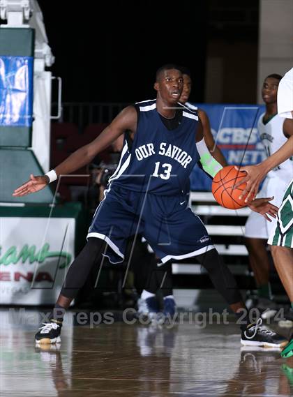 Thumbnail 3 in Our Savior New American vs. Montrose Christian (Tarkanian Classic) photogallery.