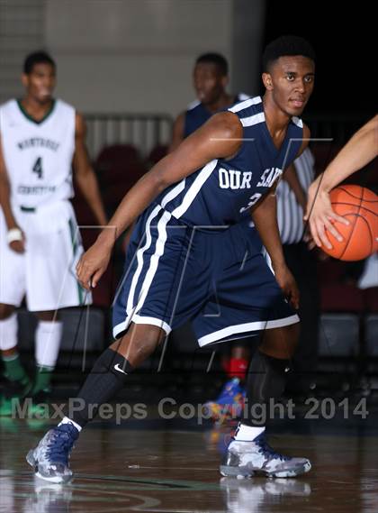 Thumbnail 2 in Our Savior New American vs. Montrose Christian (Tarkanian Classic) photogallery.