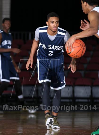 Thumbnail 2 in Our Savior New American vs. Montrose Christian (Tarkanian Classic) photogallery.