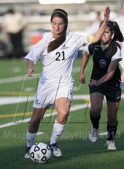 Thumbnail 2 in Cardinal Gibbons vs. Northern Guilford (NCHSAA 3A Playoff) photogallery.