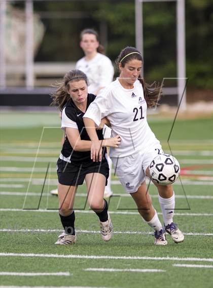 Thumbnail 2 in Cardinal Gibbons vs. Northern Guilford (NCHSAA 3A Playoff) photogallery.