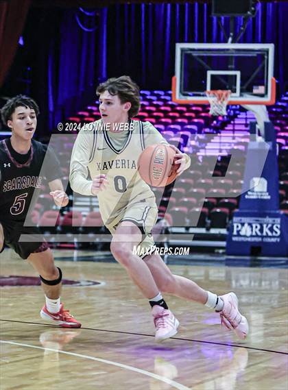 Thumbnail 2 in Xaverian vs Scarsdale (Public vs Catholic Hoops Showdown) photogallery.