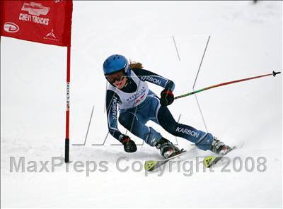 Thumbnail 2 in NYSPHSAA Girls Giant Slalom @ Whiteface (Finals) photogallery.