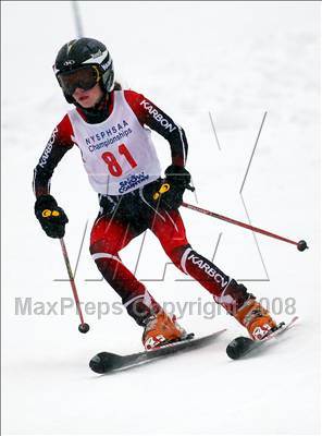 Thumbnail 1 in NYSPHSAA Girls Giant Slalom @ Whiteface (Finals) photogallery.
