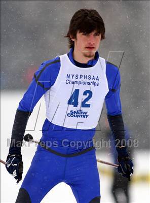 Thumbnail 2 in NYSPHSAA Boys 10K Nordic Skate Race @ Lake Placid photogallery.