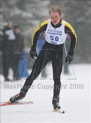 Thumbnail 2 in NYSPHSAA Boys 10K Nordic Skate Race @ Lake Placid photogallery.