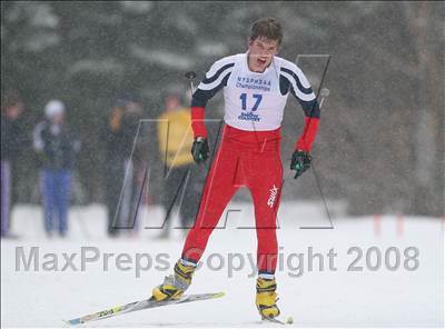 Thumbnail 2 in NYSPHSAA Boys 10K Nordic Skate Race @ Lake Placid photogallery.