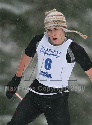 Thumbnail 2 in NYSPHSAA Boys 10K Nordic Skate Race @ Lake Placid photogallery.
