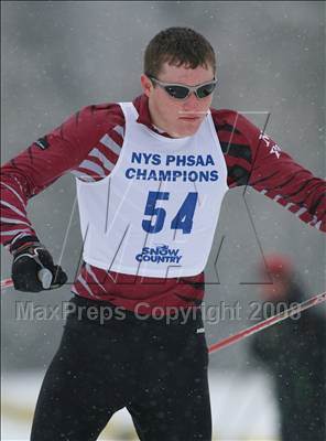 Thumbnail 3 in NYSPHSAA Boys 10K Nordic Skate Race @ Lake Placid photogallery.