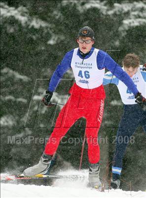 Thumbnail 1 in NYSPHSAA Boys 10K Nordic Skate Race @ Lake Placid photogallery.