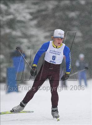 Thumbnail 2 in NYSPHSAA Boys 10K Nordic Skate Race @ Lake Placid photogallery.