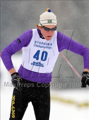 Thumbnail 3 in NYSPHSAA Boys 10K Nordic Skate Race @ Lake Placid photogallery.