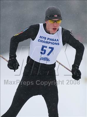 Thumbnail 1 in NYSPHSAA Boys 10K Nordic Skate Race @ Lake Placid photogallery.