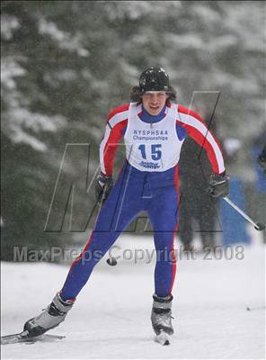 Thumbnail 3 in NYSPHSAA Boys 10K Nordic Skate Race @ Lake Placid photogallery.