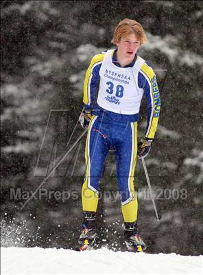 Thumbnail 1 in NYSPHSAA Boys 10K Nordic Skate Race @ Lake Placid photogallery.