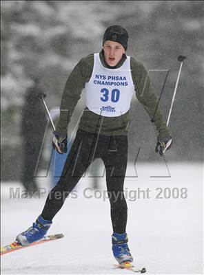 Thumbnail 1 in NYSPHSAA Boys 10K Nordic Skate Race @ Lake Placid photogallery.