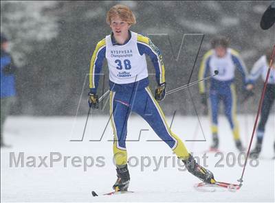 Thumbnail 3 in NYSPHSAA Boys 10K Nordic Skate Race @ Lake Placid photogallery.