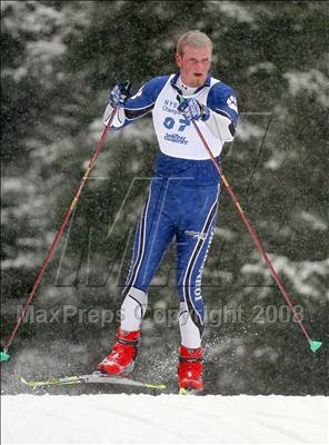 Thumbnail 3 in NYSPHSAA Boys 10K Nordic Skate Race @ Lake Placid photogallery.