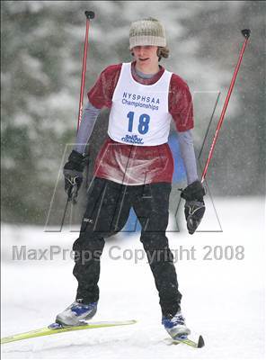 Thumbnail 1 in NYSPHSAA Boys 10K Nordic Skate Race @ Lake Placid photogallery.