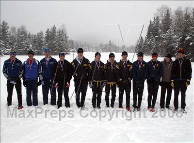 Thumbnail 3 in NYSPHSAA Boys 10K Nordic Skate Race @ Lake Placid photogallery.