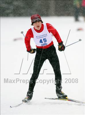 Thumbnail 2 in NYSPHSAA Boys 10K Nordic Skate Race @ Lake Placid photogallery.