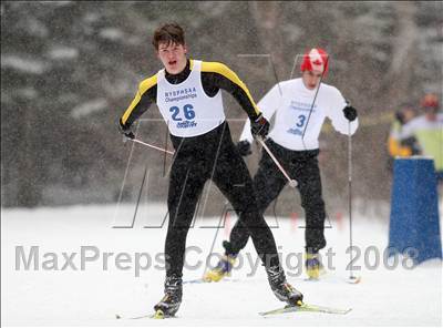 Thumbnail 1 in NYSPHSAA Boys 10K Nordic Skate Race @ Lake Placid photogallery.