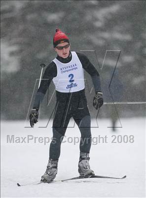 Thumbnail 3 in NYSPHSAA Boys 10K Nordic Skate Race @ Lake Placid photogallery.