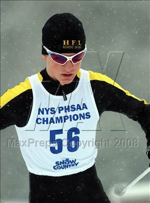 Thumbnail 2 in NYSPHSAA Boys 10K Nordic Skate Race @ Lake Placid photogallery.