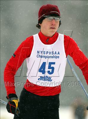 Thumbnail 1 in NYSPHSAA Boys 10K Nordic Skate Race @ Lake Placid photogallery.