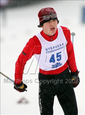 Thumbnail 3 in NYSPHSAA Boys 10K Nordic Skate Race @ Lake Placid photogallery.