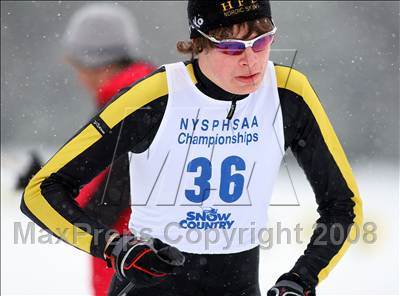 Thumbnail 1 in NYSPHSAA Boys 10K Nordic Skate Race @ Lake Placid photogallery.