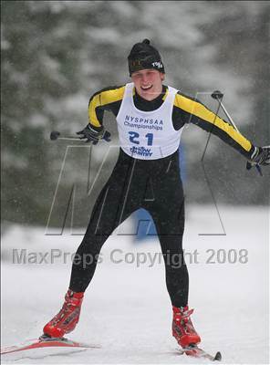 Thumbnail 3 in NYSPHSAA Boys 10K Nordic Skate Race @ Lake Placid photogallery.