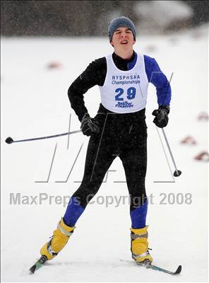 Thumbnail 3 in NYSPHSAA Boys 10K Nordic Skate Race @ Lake Placid photogallery.