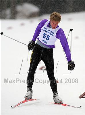Thumbnail 1 in NYSPHSAA Boys 10K Nordic Skate Race @ Lake Placid photogallery.