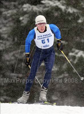 Thumbnail 3 in NYSPHSAA Boys 10K Nordic Skate Race @ Lake Placid photogallery.