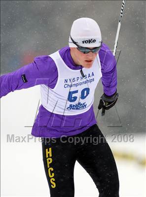 Thumbnail 2 in NYSPHSAA Boys 10K Nordic Skate Race @ Lake Placid photogallery.